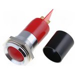 SSBD22H0289, Индикат.лампа: LED, вогнутый, красный, 230ВDC, 230ВAC, d22,2мм