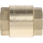 Brass Single Check Valve, BSPP 1in, 12 bar