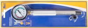Компрессометр 16 Атм., прижимной,удлиненный ГАЗ 406 дв. 16V