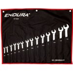 EN-E1529, Набор комбинированных гаечных ключей Endura E1529, 14 шт (Cr-V; 8 - 24 мм)