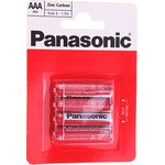 PAN-R03(4)бл, Батарейка AAA R03 1.5V блистер 4шт. (цена за 1шт.) Extra Heavy ...