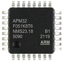 APM32F051K8T6, микроконтроллер ARM Cortex-M0 64кБ (=STM32F051K8T6)