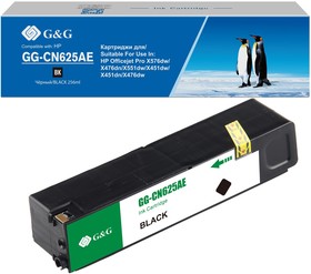 Картридж струйный G&G GG-CN625AE черный (256мл) для HP Officejet Pro X576dw/X476dn/ X551dw/X451dw