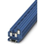 3025532, MT 1.5-TWIN BU Series Blue Feed Through Terminal Block, Double-Level ...