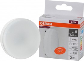 Фото 1/10 4058075582279, Светодиодная лампа OSRAM GX 8Вт 230В 4000К GX53