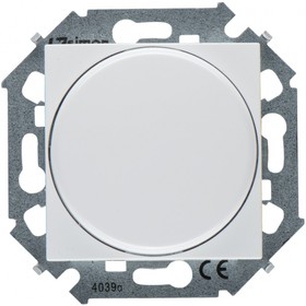 Фото 1/2 Simon 15 Белый Светорегулятор поворотный для регулируемых LED ламп 230В, 5-215Вт,винт.зажим