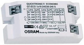 QT-ECO 1X18-24/220-240 S, Electronic Control Gear 24W