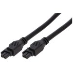 245136-0220, Rectangular Cable Assemblies Megafit 2ckt Black 2M Overmolded