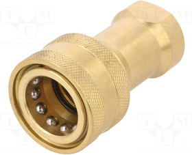 Фото 1/3 246.04, Гидравлика: быстрое соединение, ISO 7241-1 B, Мат-л корп: латунь