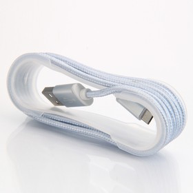 pl1287, USB кабель Pro Legend micro USB, текстиль, белый, 1.4 м (pl1287)