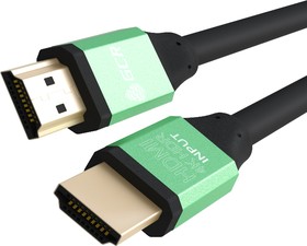 GCR-50749, GCR Кабель HDMI 2.0 с активным усилителем 15.0m (7.5m+7.5m) AL case/ 2 Ф-кольца, 28/26, 4:2:0, 4K/30