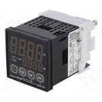 E5CB-Q1PD 24AC/DC, Регулятор, Датчик температуры Pt100, 24VAC, Монтаж на панель