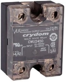 Фото 1/2 CWA2410H, Solid State Relay - 90-280 VAC Control - 10 A Max Load - 24-280 VAC Operating - Zero Voltage - LED Status - Therm ...