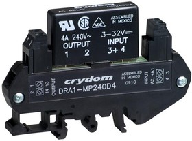 DRA1-MP120D3, Solid State Relays - Industrial Mount DIN Mt 140 VAC/3A out 3-32 VDC input