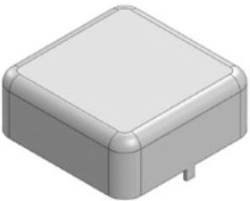 MS130-10S, 13 x 13 x 5mm One-piece Drawn-Seamless RF Shield/EMI Shield (CRS)