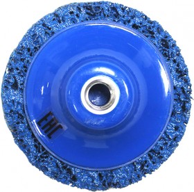 Фото 1/2 Круг для снятия ржавчины на резьбе синий d=100мм/M14 РМ-90474