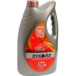 19195, ЛУКОЙЛ Супер 15W40 (4L) масло моторное! минеральное\ API SG/CD