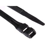 0 319 16, Cable Tie, 265mm x 9 mm, Black PA 12, Pk-100