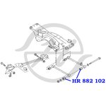 HR882102, Сайлентблок рычага подвески