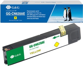 Картридж струйный G&G GG-CN628AE желтый (110мл) для HP Officejet Pro X576dw/X476dn/ X551dw/X451dw