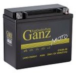Аккумулятор GANZ мото AGM 20 А/ч Обратная 177x88x154 CCA350 А GTX20L-BS