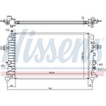 63028A, Радиатор системы охлаждения OPEL: ASTRA H 1.6/1.8 04- ...