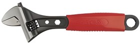 YT-2170, Ключ разводной обрезин. ручка, 150 мм, шкала разведения, блистер