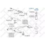 12-51006-SX, 12-51006-SX_опора амортизатора переднего!\ Hyundai Coupe 1.6/2.0 96-00