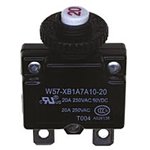 W57-XB1A7A10-15, Thermal Circuit Breaker - W57 Single Pole 250V ac Voltage ...