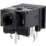 SJ-3580ANG, Phone Connectors 3.5 mm, Stereo, Right Angle, Through Hole ...