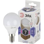 Лампочка светодиодная ЭРА STD LED P45-7W-860-E14 E14 / Е14 7Вт шар холодный ...