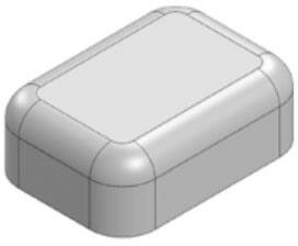 MS087-10S, EMI Gaskets, Sheets, Absorbers & Shielding 8.7 x 6.3 x 3mm One-piece Drawn-Seamless RF Shield/EMI Shield (CRS)