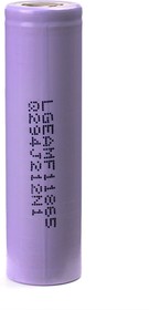 LGEAMF11865(INR18650MF1), Аккумулятор Li-ion 2200 mAh, 3.7V, высокотоковый 20А