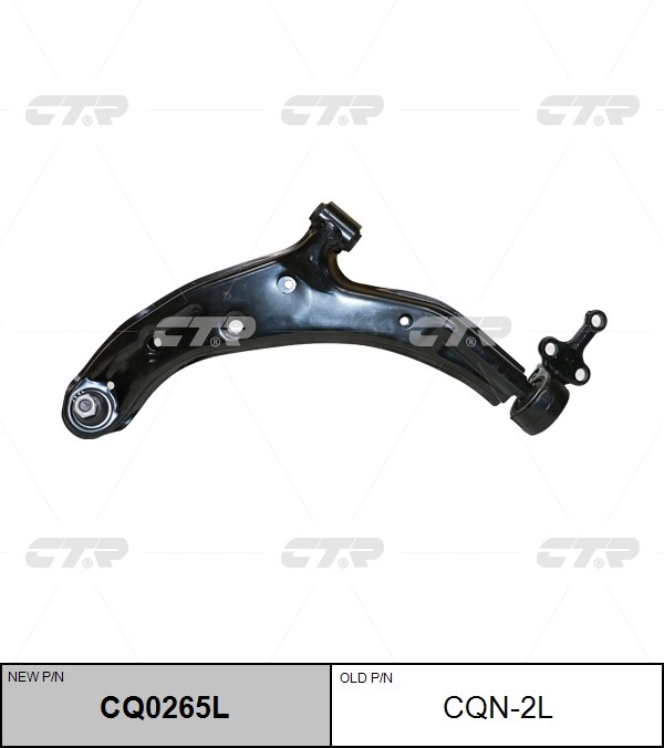 Рычаг подвески нижний NISSAN ALMERA/BLUEBIRD SYLPHY/PULSAR/SENTRA/SUNNY/WINGROAD/AD 98-LH
