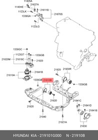 219101G000, Опора двигателя пер.