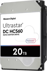 Жесткий диск Western Digital Ultrastar DC HС560 HDD 3.5" SATA 20Tb, 7200rpm, 512MB buffer, 512e (0F38785), 1 year