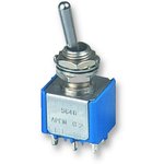 5636A, Toggle Switch, Panel Mount, On-On, SPST, Solder Terminal