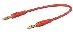 28.0047-03022, Test Lead Nickel-Plated Brass 300mm Red