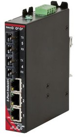 SLX-5MS-4SC, Ethernet Switch, RJ45 Ports 3, Fibre Ports 2SC, 100Mbps, Managed