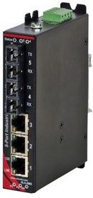 SLX-5MS-5SC, Ethernet Switch, RJ45 Ports 3, Fibre Ports 2SC, 100Mbps, Managed