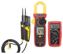 2100 ALPHA BASIC KIT, Digital Multimeter + Voltage and Continuity Tester + Current Clamp Meter, 10A, 20MOhm,