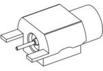 SMP-MSLD-PCE-3, RF Connectors / Coaxial Connectors Edge Mount PCB Jack, Srf Mnt, 50 Ohm