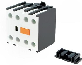 Фото 1/4 BFX1031, Блок дополнительных контактов для контакторов BF, фронтальная установка, контакты: 3НО+1НЗ. Производитель - Lovato Electric, серия