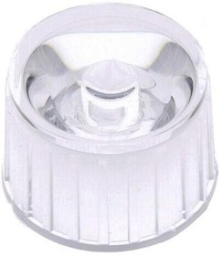 Фото 1/2 OEHW2090GF, Линза для LED, круглая, бесцветный, 90°, с держателем