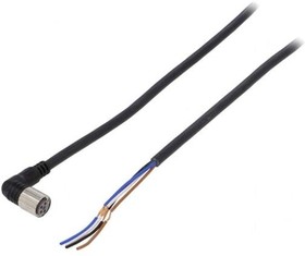 Фото 1/4 XS3F-M422-405-A, 4 way M8 to Unterminated Sensor Actuator Cable, 5m