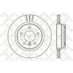 6020-1541V-SX, 6020-1541V-SX_диск тормозной задний!\ BMW E46 2.5/2.8/2.0D ...