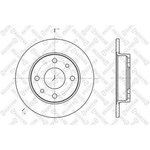 6020-9922-SX, 6020-9922-SX_диск тормозной!\Fiat Bravo/Tempra 1.4 88