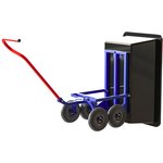 Тележка Дворника и Садовника с поворотной осьюТДС П с пневматическими колёсами d200мм ТДС П пневмо 200