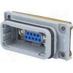 VS09-A-GC-BU/BU, Переходник: разъём D-Sub; D-Sub 9pin гнездо,с обеих сторон