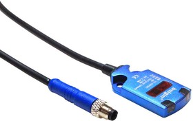 Фото 1/2 Photoelectric sensor, 0.002-0.03 m, PNP, 12-24 VDC, cable connection, IP67, SLLN3002M5